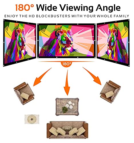 Spline 86 Inch Diagonal, 4:3 Viewing Aspect Ratio, 69 x 52 Inches, Supports UHD-3D-4K Technology Universal Eyelets Type Foldable White 6 Feet - Width x 4 Feet - Height Projector Screen - Image 3