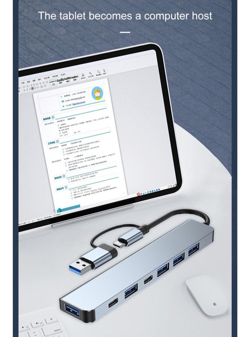 Multi-Port USB Splitter Computer Hub USB 3.0 USB 3.0 2.0 SD PD TF Ports for Lenovo Xiaomi Macbook Pro PC Multiport USB Hub 3.0 - Image 5