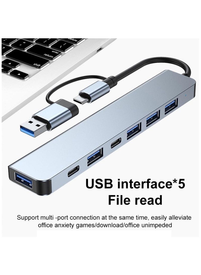 Multi-Port USB Splitter Computer Hub USB 3.0 USB 3.0 2.0 SD PD TF Ports for Lenovo Xiaomi Macbook Pro PC Multiport USB Hub 3.0 - Image 2