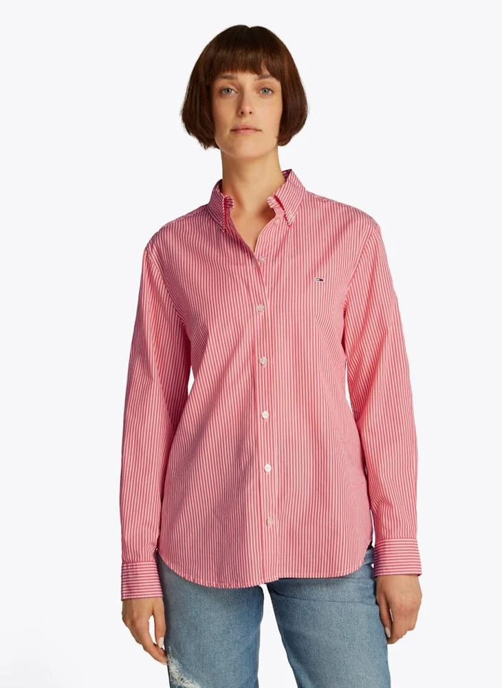 TOMMY JEANS Oversized Button Down Shirt