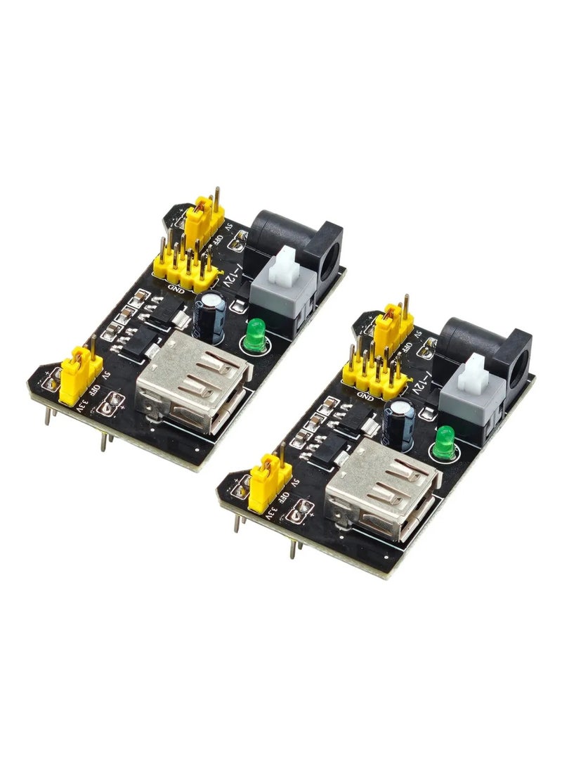 2 × MB102 Breadboard Power Supply Module para Arduino - Image 1