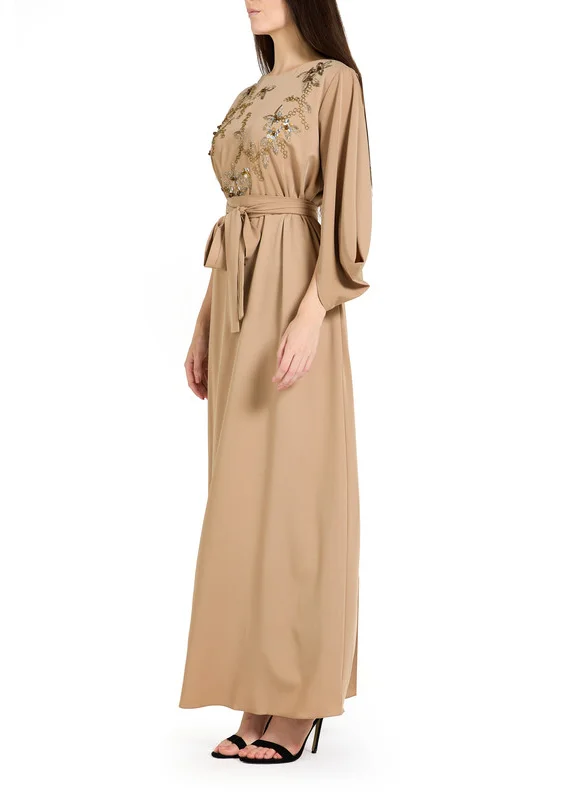 امري Embroidered A-line Dress