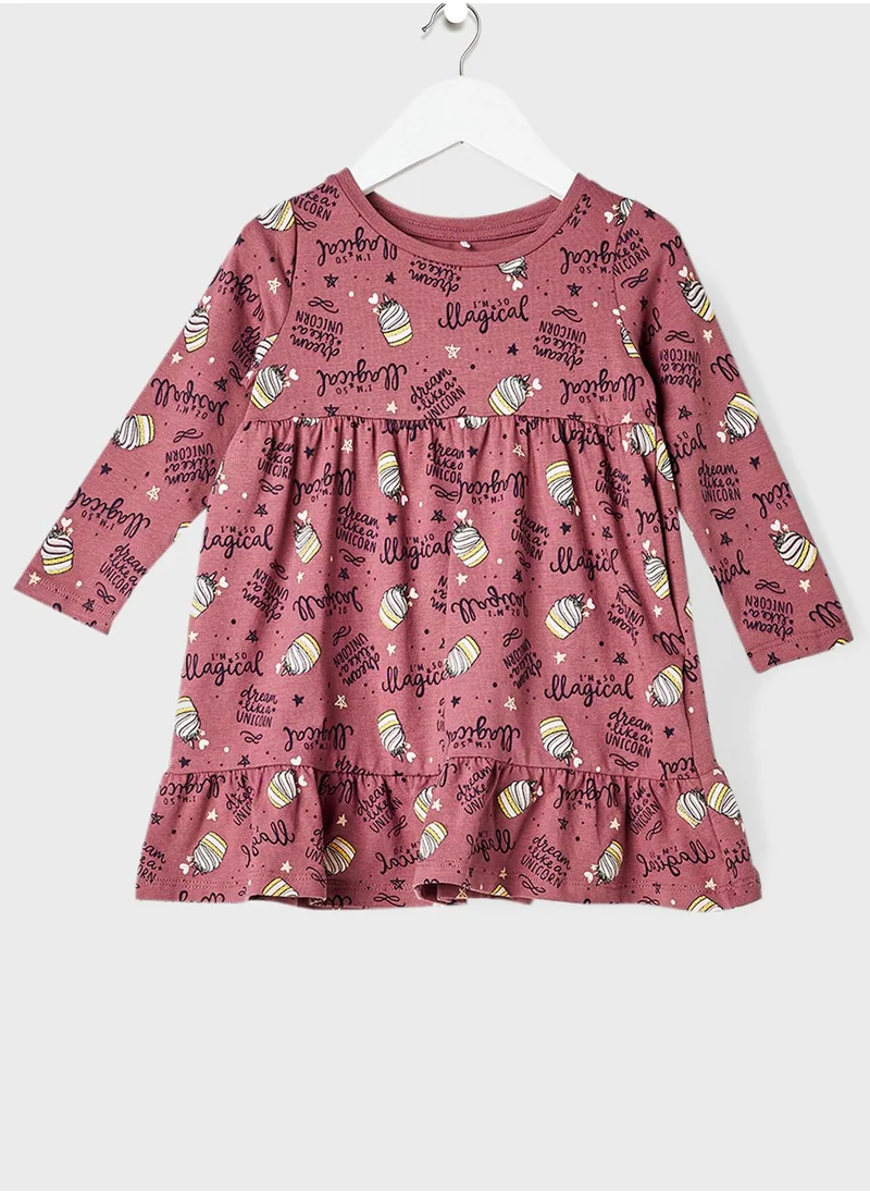 NAME IT Kids Printed Dress