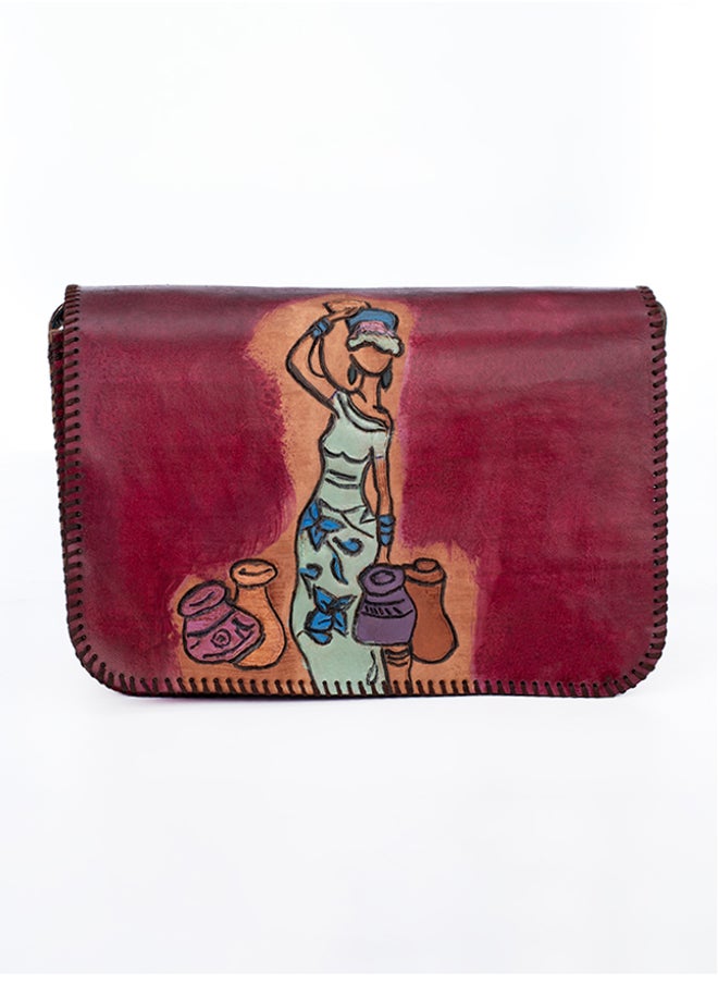 Sheer - Fashionable Leather Crossbody Bag - Image 1