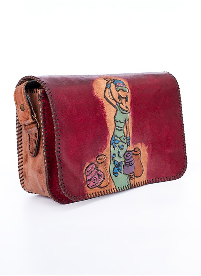 Sheer - Fashionable Leather Crossbody Bag - Image 1