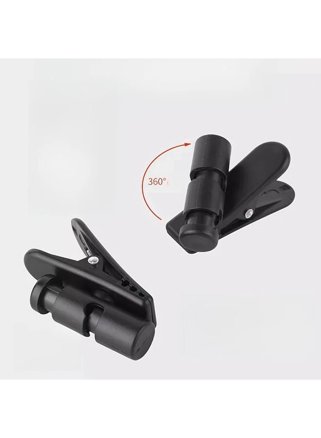 1 قطعة حامل كابل سماعة الأذن القابل للدوران، مثبت بلاستيكي على الباب، مشبط سماعة الرأس سهل التركيب - Image 4