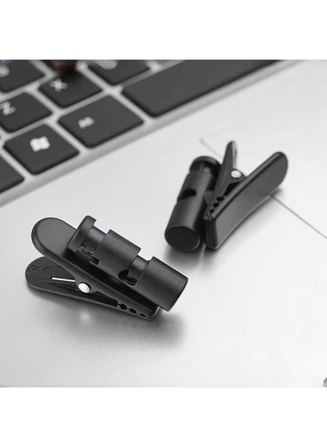 1 قطعة حامل كابل سماعة الأذن القابل للدوران، مثبت بلاستيكي على الباب، مشبط سماعة الرأس سهل التركيب - Image 3