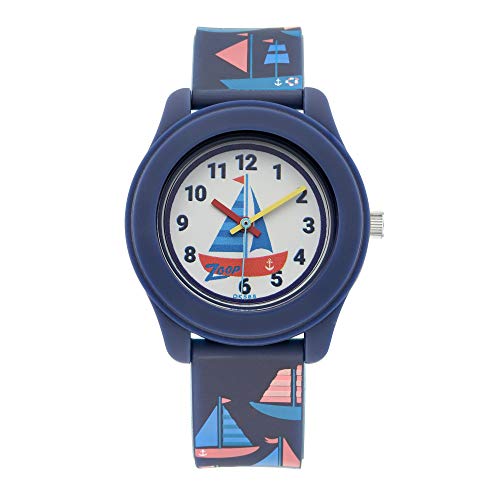 Zoop Silicone Analog White Dial Unisex-Child Watch-26019Pp01 - Image 1