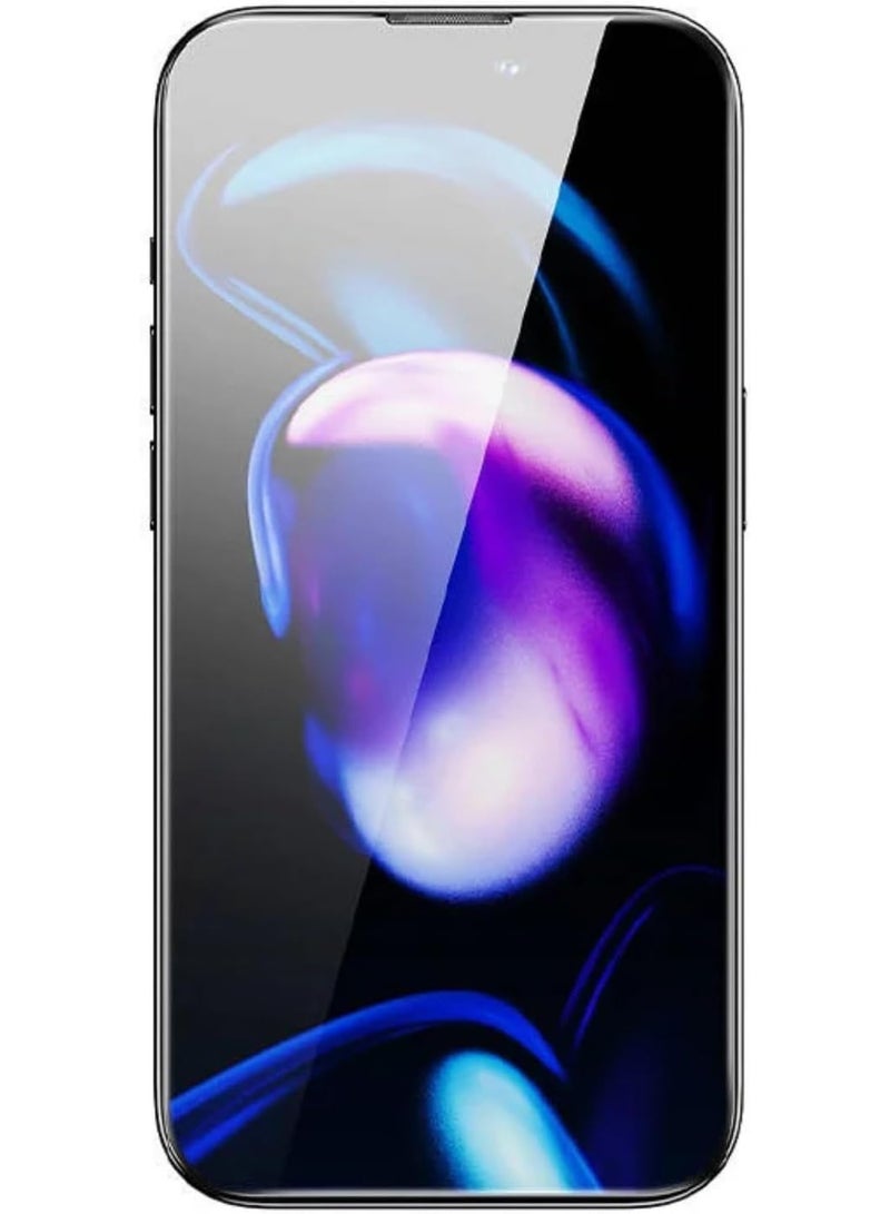 2.5D HD Clear Tempered Glass Screen Protector Compatible with iPhone 16 Pro Max – Anti-Dust Filter, Supports Fingerprint Unlock, No Black Frame, Ultra Smooth Touch - Image 2