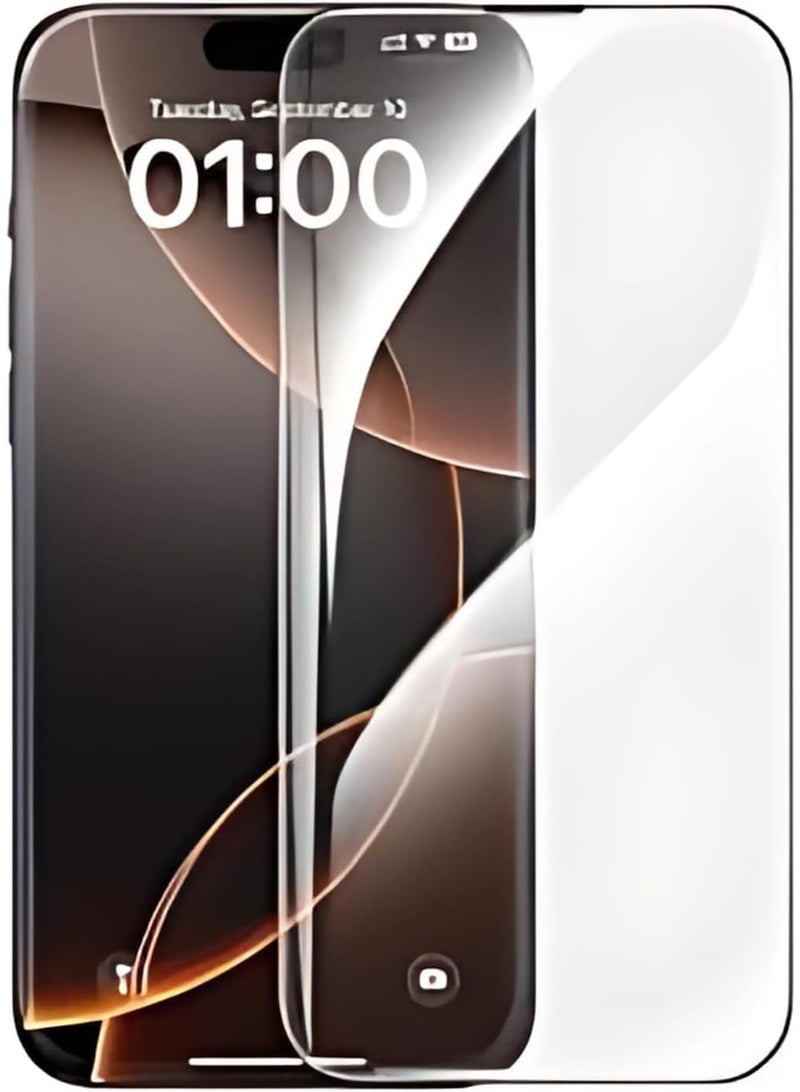 2.5D HD Clear Tempered Glass Screen Protector Compatible with iPhone 16 Pro Max – Anti-Dust Filter, Supports Fingerprint Unlock, No Black Frame, Ultra Smooth Touch - Image 4