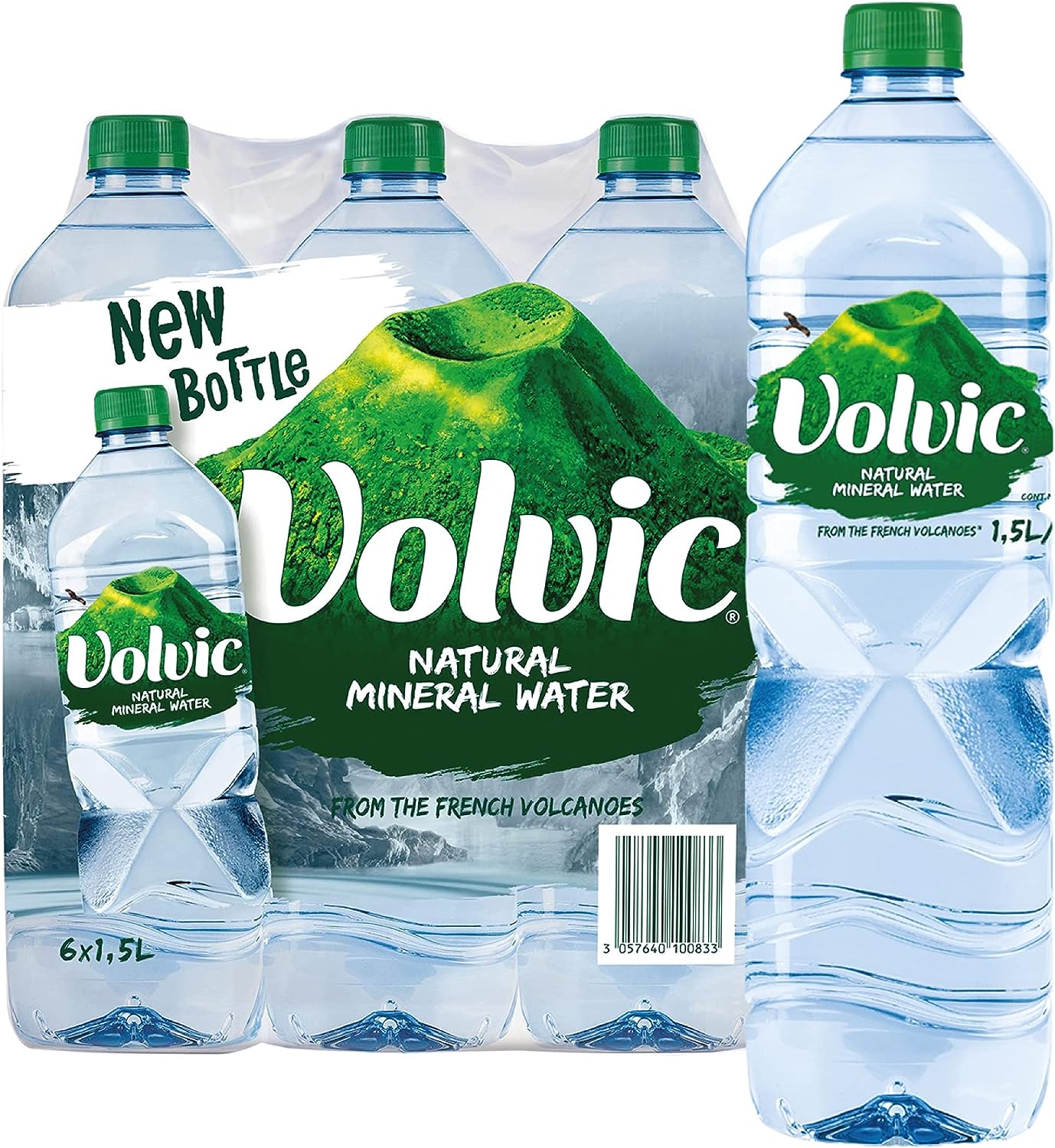 Volvic Natural Mineral Water 1.5L x 6