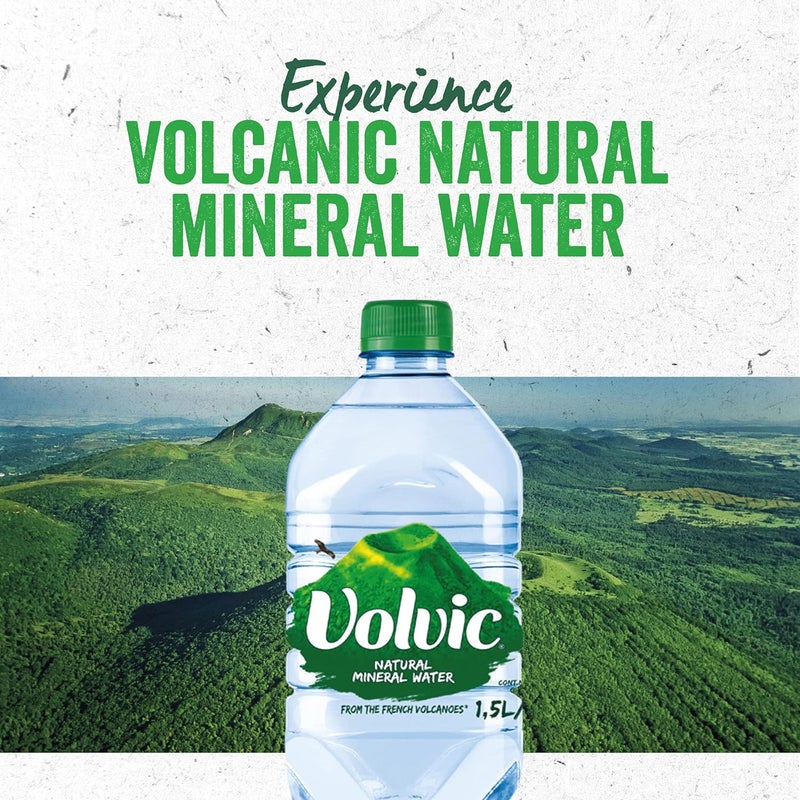Volvic Natural Mineral Water 1.5L x 6 - Image 4
