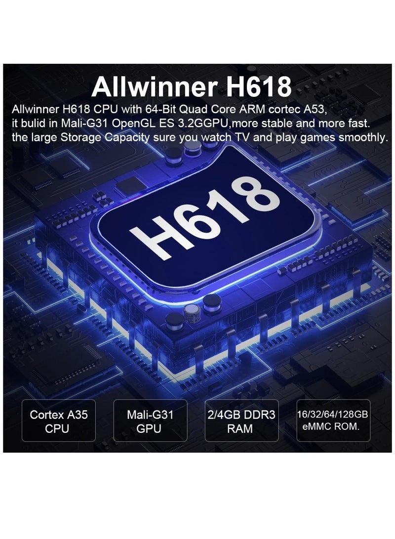 Transpeed Android 12.0 Set Top Box Voice Assistant 6K  4GB 32 GB - Image 4