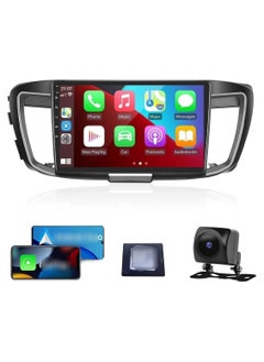 Car Stereo for Honda Accord 9th 2.4L 2013-2016 With Wireless Apple Carplay Android Auto 4GB Ram 10.1'' HD Touchscreen Car Radio with WiFi GPS Navigation Bluetooth FM/RDS SWC HiFi Backup Camera