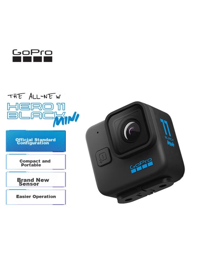 GoPro Hero11 Black Mini Action Camera, Waterproof And Stabilized Camera, Vlog Digital Sports Camera, Outdoor Diving Camera - Image 1