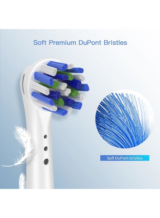 TINGOX Replacement Toothbrush Heads for Oral B Braun, 8 Pack Professional Electric Toothbrush Heads, Precision Clean Brush Heads Refill Compatible with Oral-B 7000/Pro 1000/9600/ 5000/3000/8000 (8pack) - Image 4