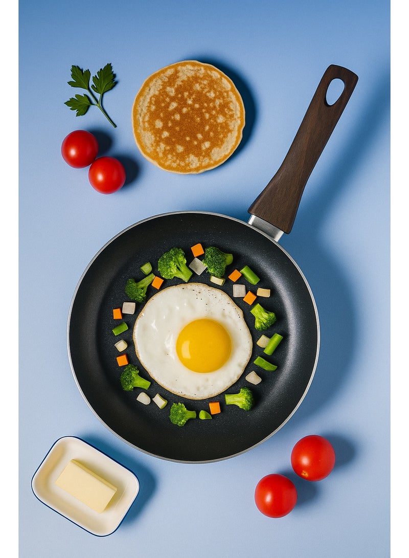 British Chef Frypan | Marble Coated | Superior Non-Stick Surface | PFOA Free | Dishwasher Safe | Stain-Resistant Interior | Gas & Induction Compatible | Various Sizes - Image 5