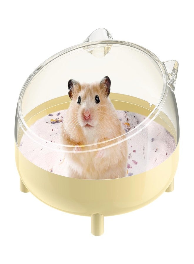 Pawfly Hamster Sand Bath Container, Hamster Sand Bath Box, Hamster Bathtub, Hamster Bathroom, Hamster Toilet, Plastic Dust Bath for Dwarf Hamsters, Syrian Hamsters, Mice, Gerbils & Small Animals - Image 1