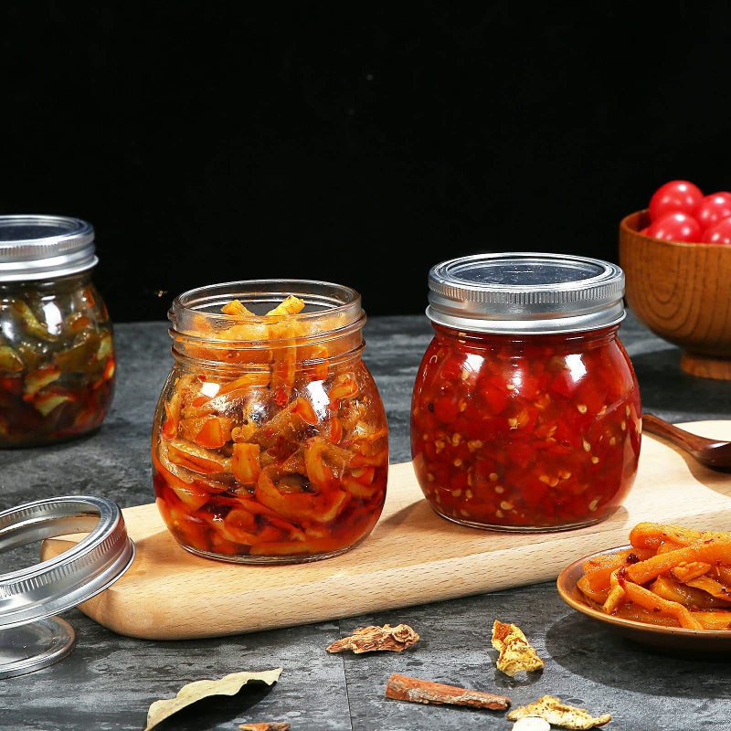 YEBODA 9 Pack Wide Mouth Mason Jars 10 oz Glass Canning Jars with Airtight Lids and Bands for Preserving, Jam, Honey, Jelly, Wedding Favors, Shower Favors, Sauces, DIY Spice Jars - Image 2