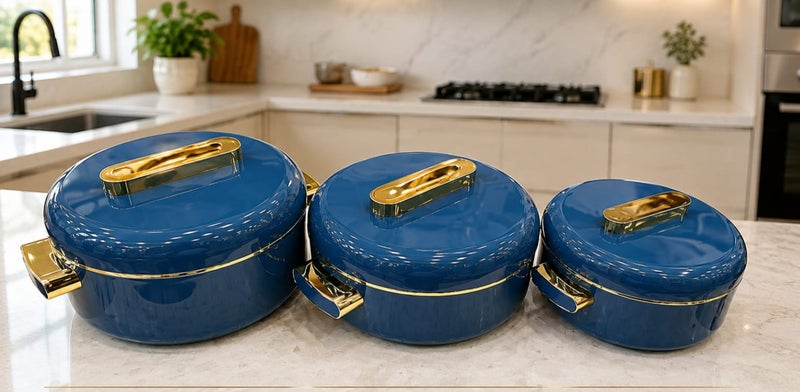 Radin Premium Insulated Hot Pot Set – 3-Piece Casserole Set - Image 1