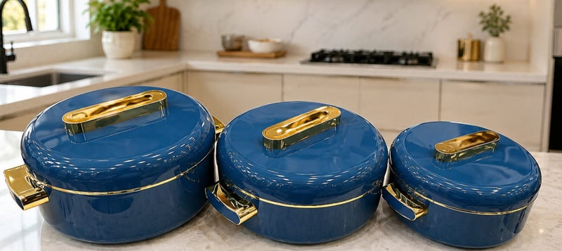 Radin Premium Insulated Hot Pot Set – 3-Piece Casserole Set - Image 2