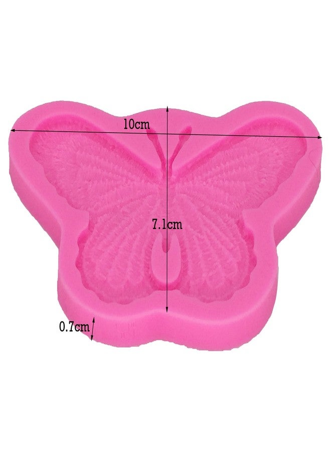 Angel Wings 3D Butterfly Mold 100% Food-grade Silicone Molds Non-stick DIY Cake Decoration Chocolate Candy Gum Fondant Pudding Cupcake Baking Mold for Home Cooking Tools, Polymer Clay Mould - Image 2