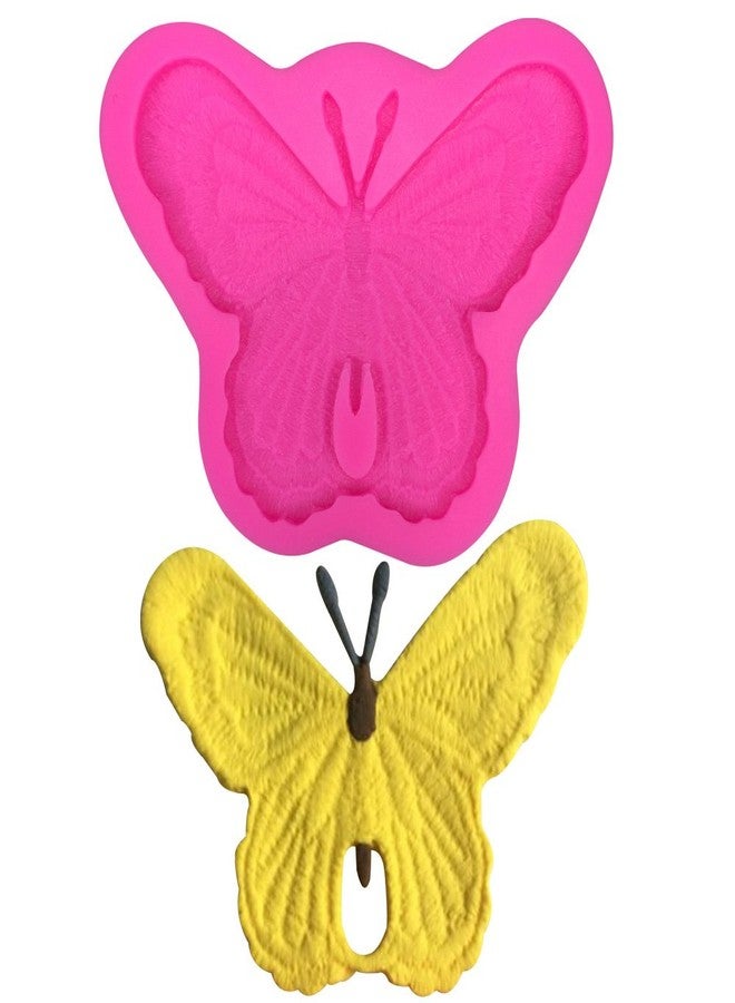 Angel Wings 3D Butterfly Mold 100% Food-grade Silicone Molds Non-stick DIY Cake Decoration Chocolate Candy Gum Fondant Pudding Cupcake Baking Mold for Home Cooking Tools, Polymer Clay Mould - Image 1