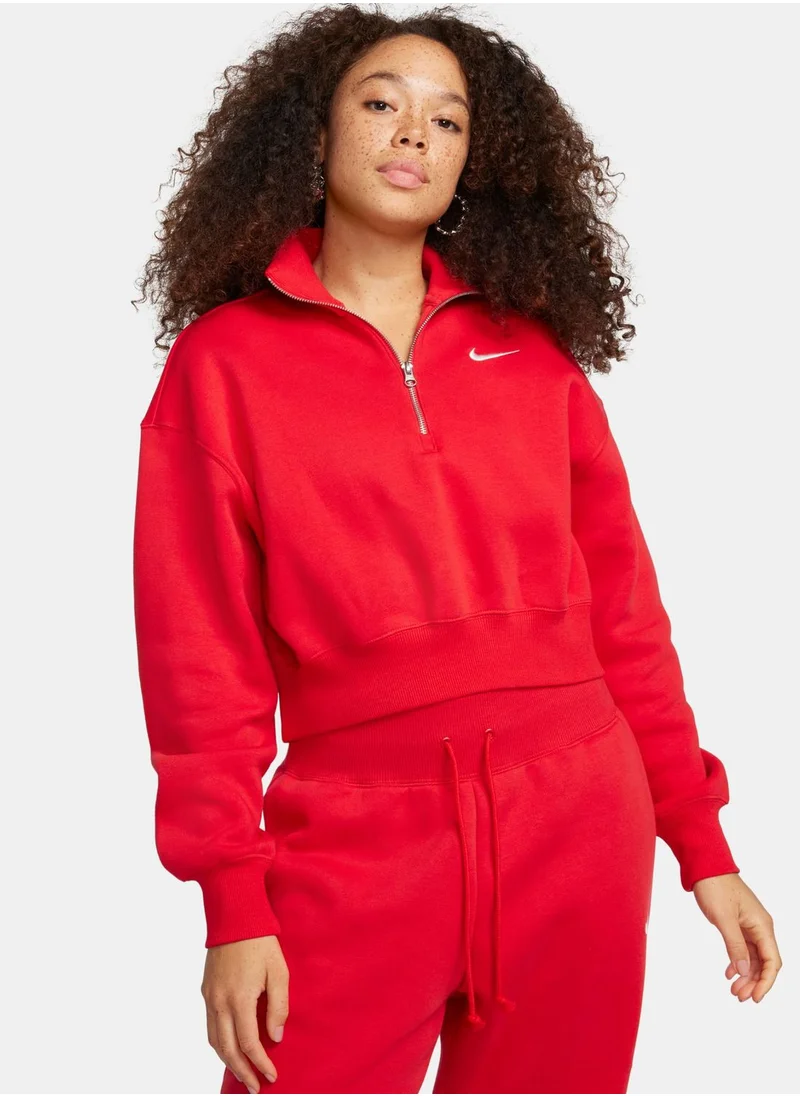 Nike Nsw Phoenix Fleece Cropped Sweatshirt