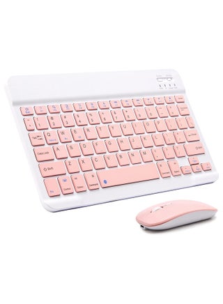 Ultra-Slim Bluetooth Keyboard and Mouse Combo Rechargeable Portable Wireless Keyboard Mouse Set for Apple iPad iPhone iOS 13 and Above Samsung Tablet Phone Smartphone Android Windows - pzsku/ZCC78A9DD82BEB19EEA3EZ/45/_/1711265878/ac188b20-4dec-4c62-b1ba-848162b120ca