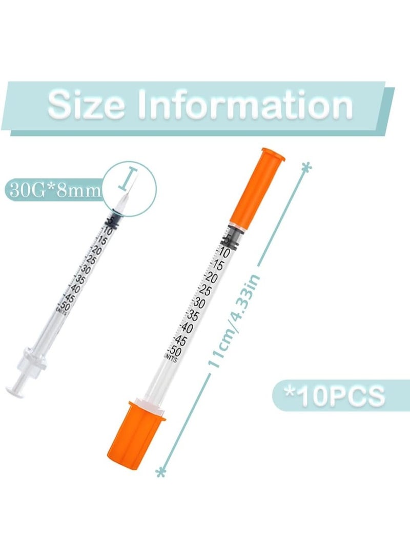 SKYLINE 0.5ml 30Gx8mm Pet Liquid Feeding Tools for Delicate Crafts Scientific 10PCSa - Image 2