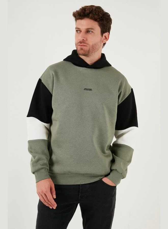 Buratti Buratti Cotton Relaxed Fit Hooded Furry Inside Soft Raised 2-Pack Sweat Men's SWEAT 5905299S2