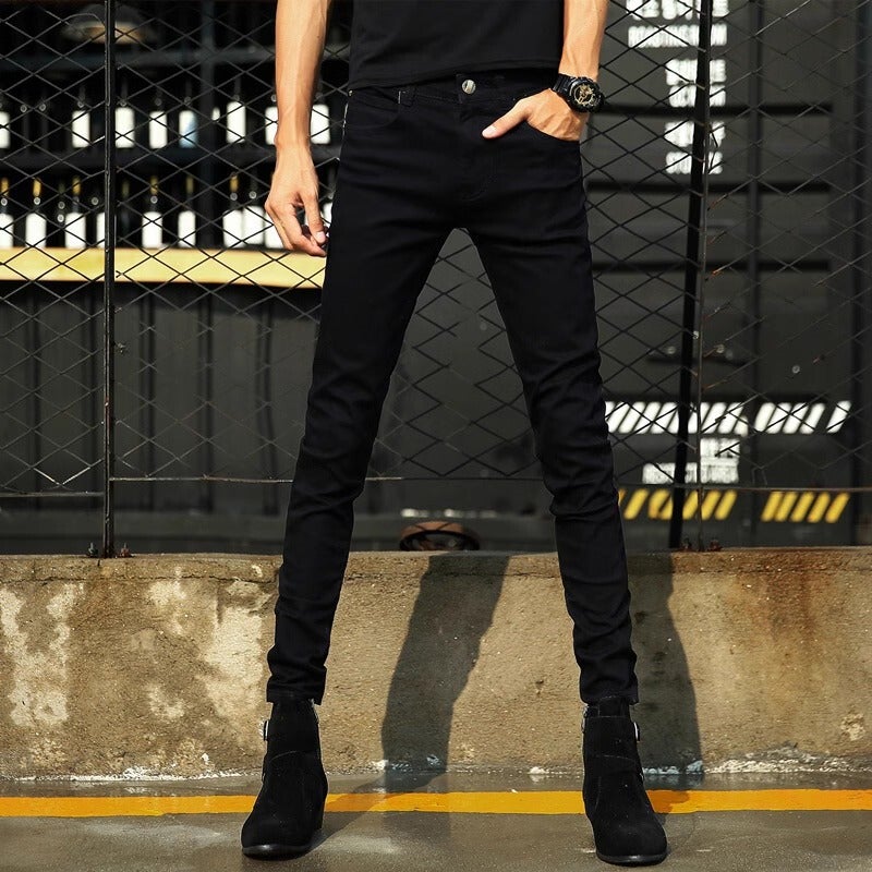 Unisex Classic Denim Jeans Loose Fit Daily Outdoor Wear - Image 2