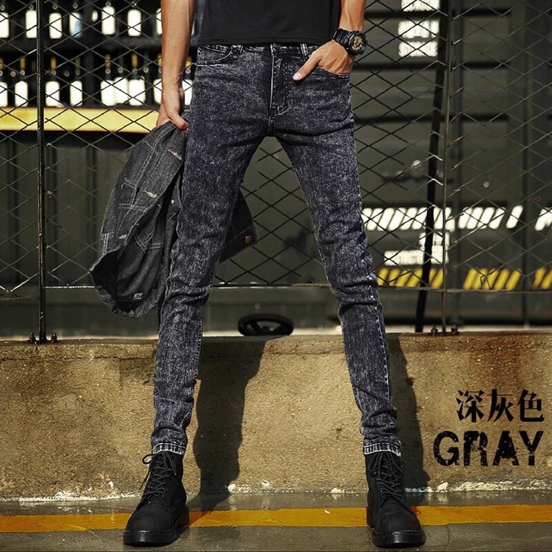 Unisex Classic Denim Jeans Loose Fit Daily Outdoor Wear - Image 3