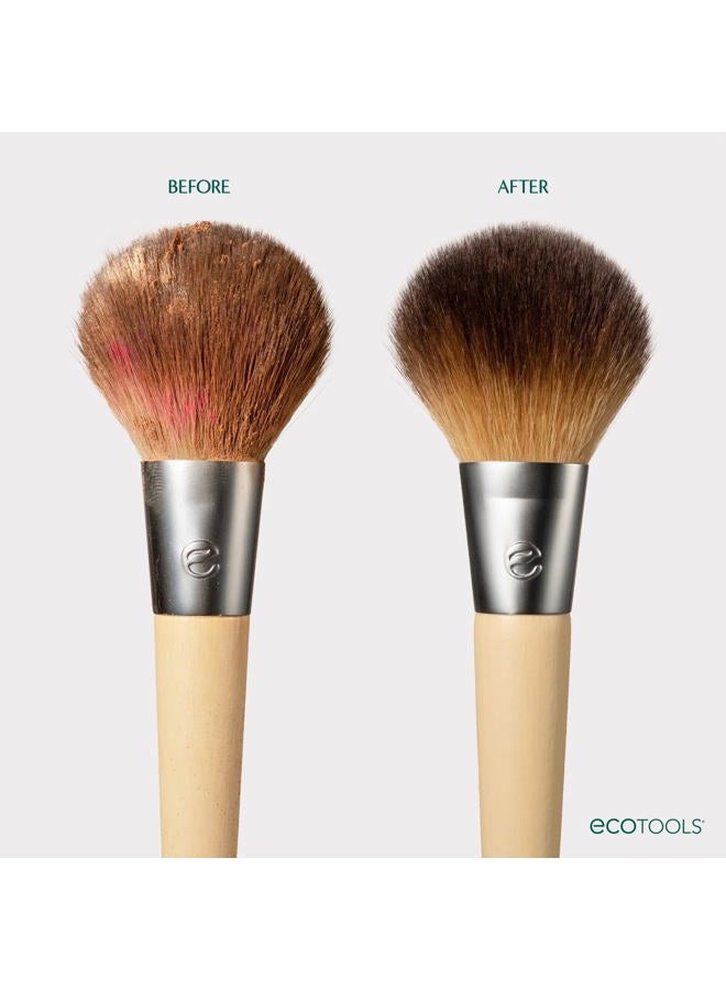 Ecotools Makeup Brush + Sponge Shampoo Cleanser, Deep Clean, Sulfate-Free, Fragrance-Free Brush Cleaner for Makeup Sponges & Tools, Vegan & Cruelty-Free, 8 fl. oz - Image 5