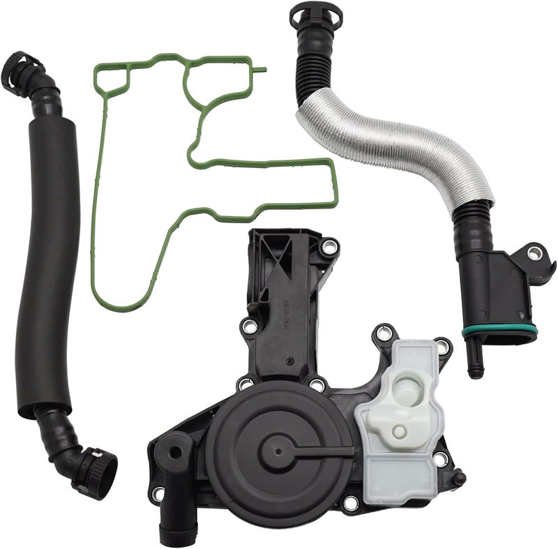X4XZ PCV Valve Engine Crankcase Vent Valve Oil Separator with Breather Hose Kit for Audi 2012-2018 - Image 1