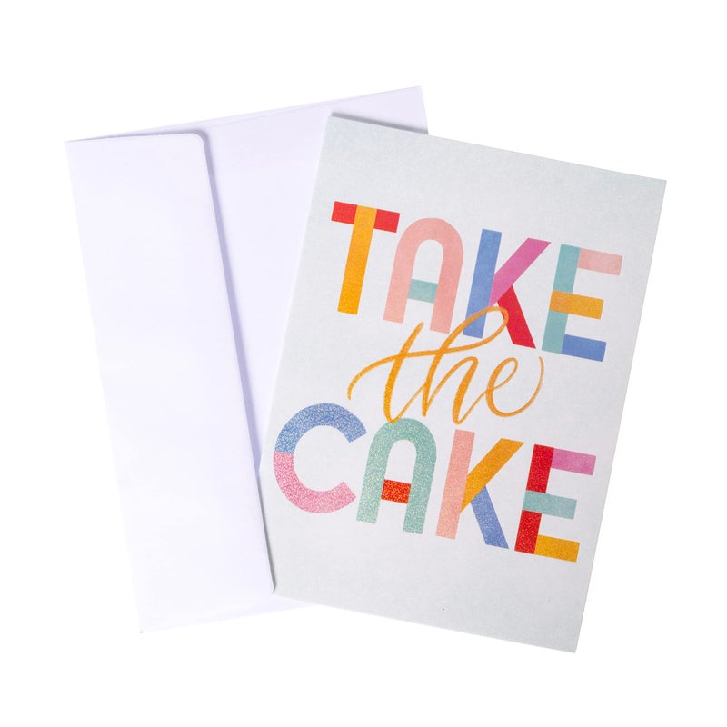 Graphique Birthday Assorted Cards | Pack of 20 Blank Cards with Envelopes | Family and Friends | 4 Assorted Designs with Holographic Foil Accents | Boxed Set for Personalized Notes | 4.25" x 6" - Image 5