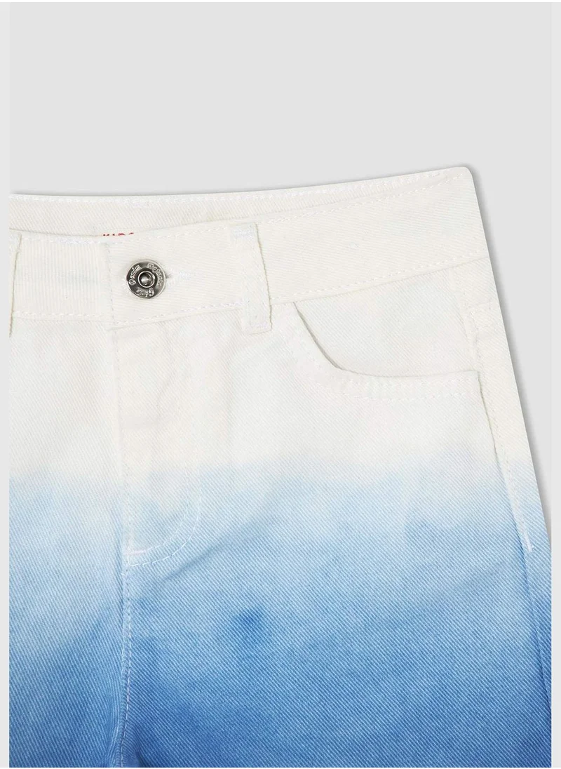 DeFacto Gradient Fade Denim Jean Shorts