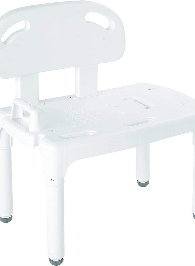 careX Universal Tub Transfer Bench, Shower Bench and Bath Seat, Shower Chair Converts to Right or Left Hand Entry, Bathtub Transfer Bench, Bathroom Bench - Image 1