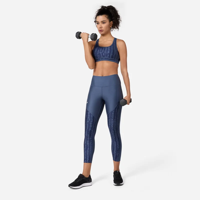 UNDER ARMOUR Women's Armour Medium Support Printed Sports Bra