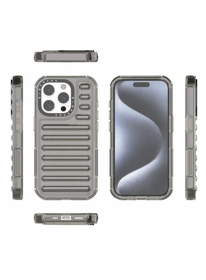 اس-توب جراب لهاتف iPhone 15 Pro، جراب هاتف هجين من البولي يوريثان الحراري عالي الشفافية مع وسادة هوائية من البولي كربونات - Image 2