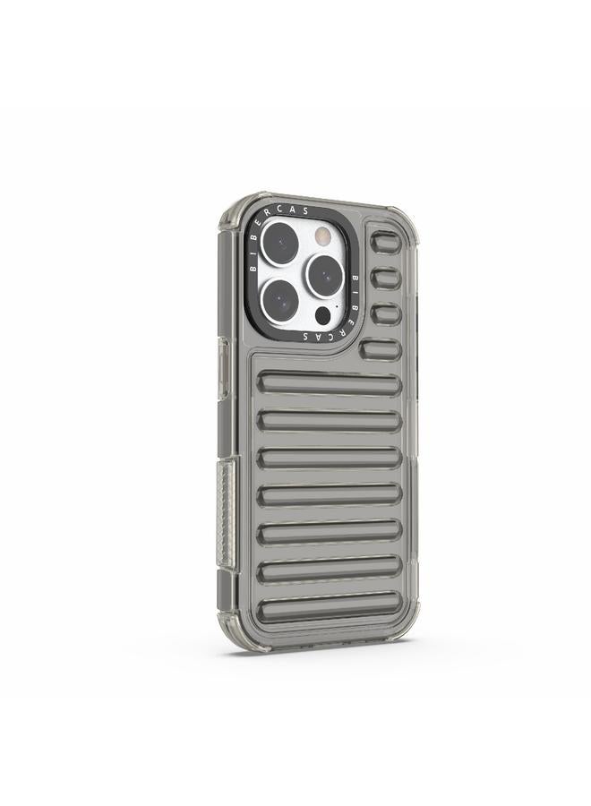 اس-توب جراب لهاتف iPhone 15 Pro، جراب هاتف هجين من البولي يوريثان الحراري عالي الشفافية مع وسادة هوائية من البولي كربونات - Image 3