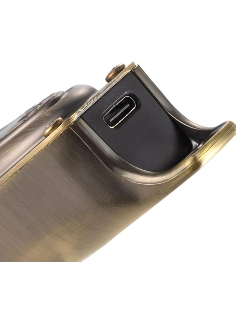 Daling Premium Men's Beard Trimmer Stainless Steel T-Blade for Precision Facial Hair Trimming, Cordless Fast Charging Clipper - Image 2