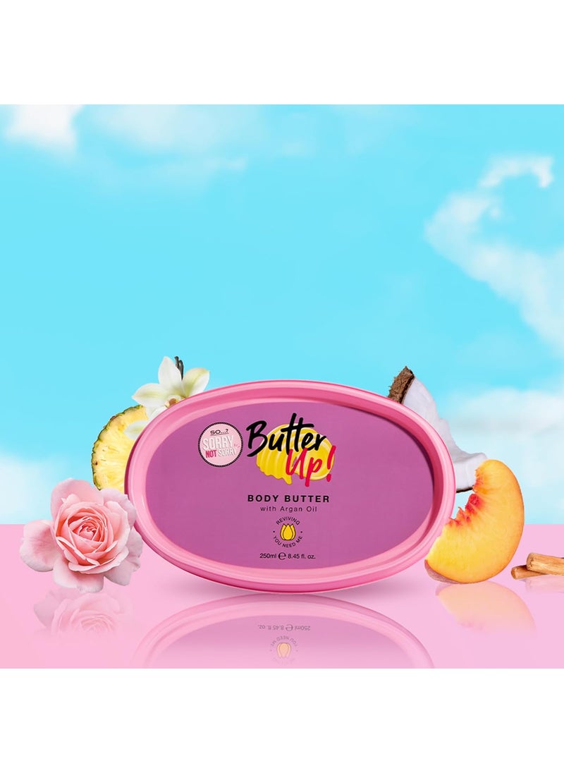So..? So Sorry Not Sorry Butter Up Body Butter  Infused with Argan Oil and Vanilla  Nourishing Body Lotion for Women  845 oz  - Image 3