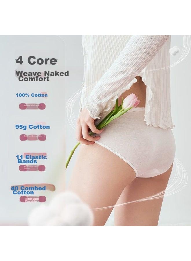 Matern'Ella Zichu Disposable Underwear For Women, Pure Cotton, No-wash, For Pregnant Women, Postpartum, Menstrual Period, Travel, Business Trip, Size L, 15 Pieces - Image 2