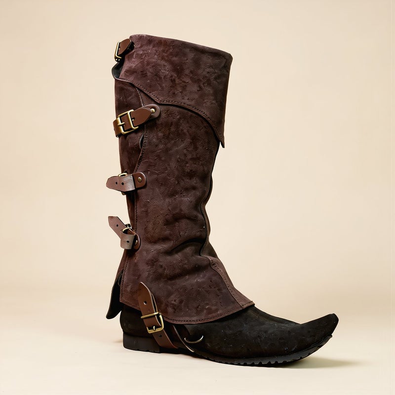 Viking Renaissance Cosplay Leg Gaiters For Halloween LARP Themed Events - Image 4