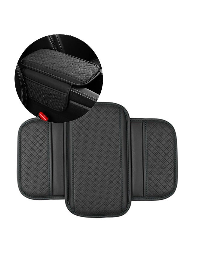 غطاء مسند ذراع السيارات عالي الجودة ، غطاء وحدة التحكم المركزية مقاوم للماء ومضاد للحشف ، ملحقات تزيين السيارة المريحة - Image 1