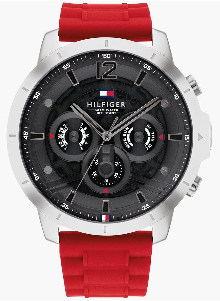 Tommy Hilfiger Plus Men's 50mm Quartz Stainless Steel Bracelet Watch-1710490  - Image 1
