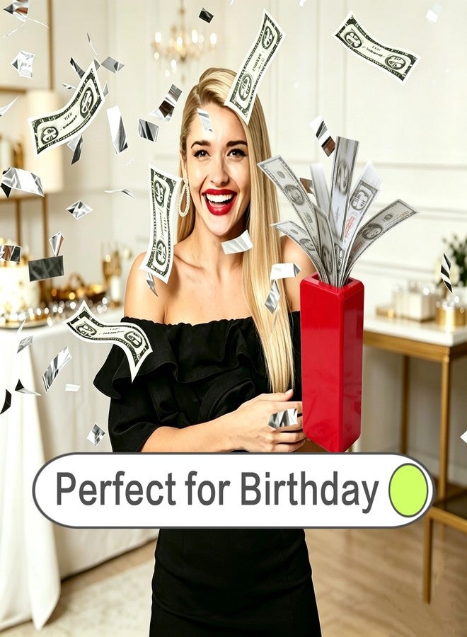 JINSTABAG Make It Rain Money Pop Up Gift Box Birthday Surprise Explosion Cash Gift Idea For Women Men Adults (Black - Image 3
