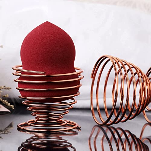 JAKENHAM 2Pack Makeup Sponge Drying Stand, Beauty Sponge Blender Holder(Rose Gold) - Image 2