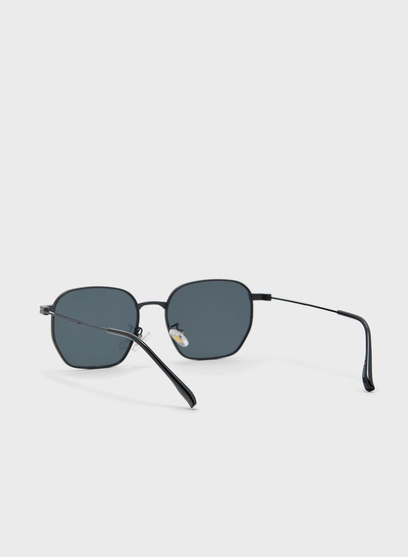 Seventy Five Square Aviator Sunglasses  - Image 2